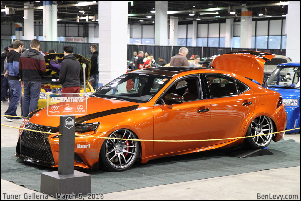 Custom Orange Lexus IS