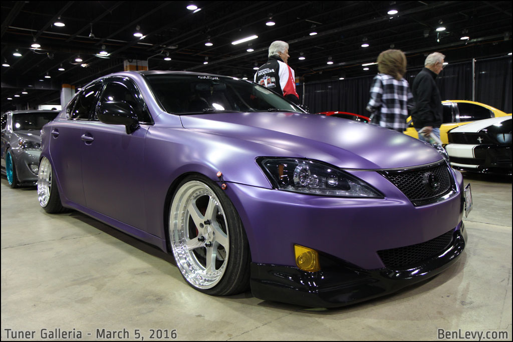 Purple Lexus IS
