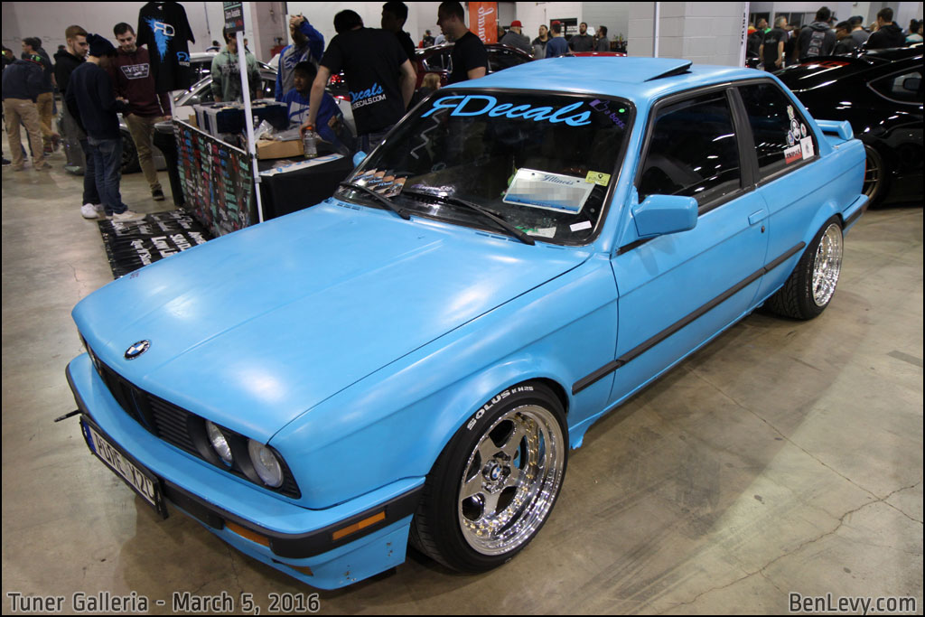 Baby Blue E30 BMW