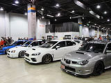 Subaru WRXs at Tuner Galleria