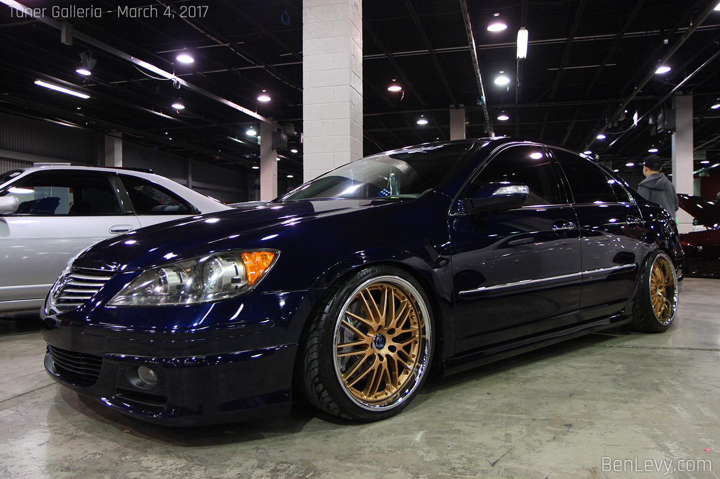 Blue Acura RL with Uprise