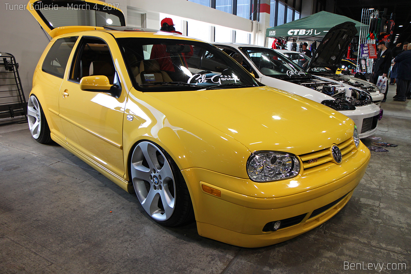 Imola Yellow VW GTI