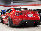 Red Wide-Body Toyota 86