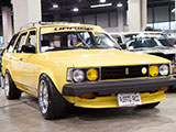 Yellow Toyota Corolla Wagon 1.8