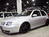 Silver GTI with Jetta front