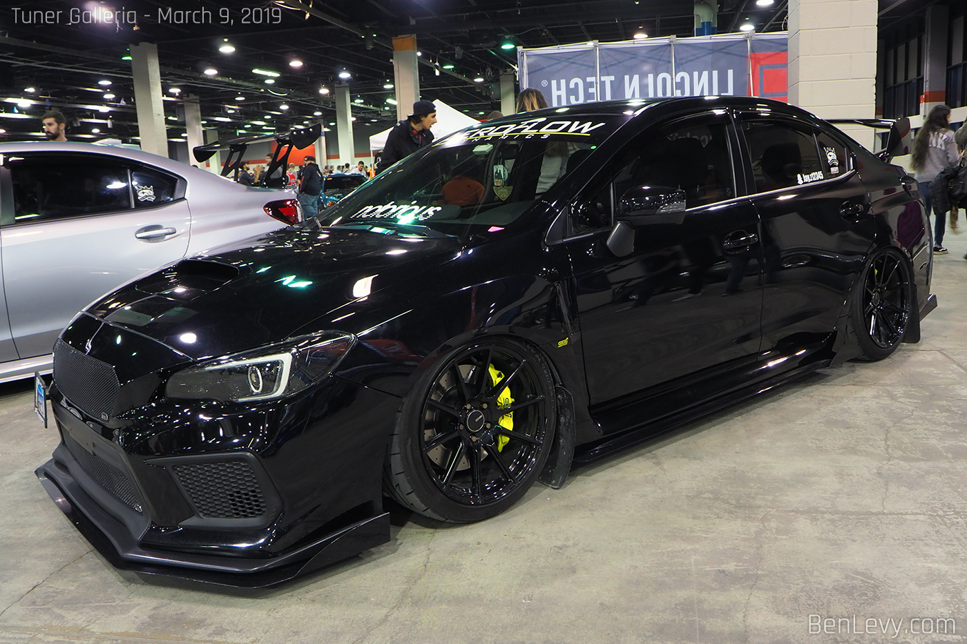 All-black Subaru WRX STI