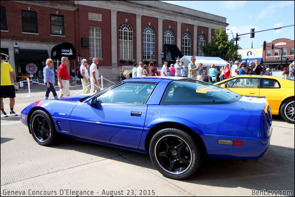 Blue Corvette ZR1