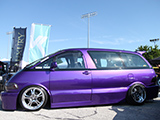 Purple Toyota Previa