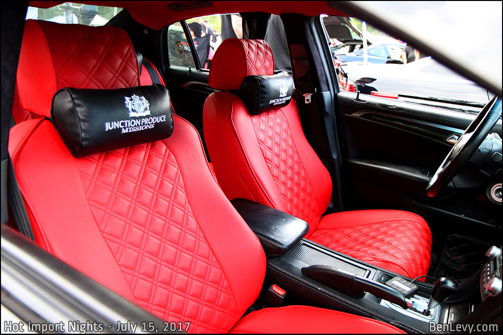Custom leather seats in Acura TL