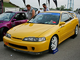 Yellow DC2 Integra Type-R with Risky Devil