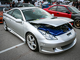 Silver Toyota Celica at Hot Import Nights Chicago