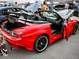 Red Honda S2000 with Trunklid Mod