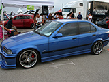 Estoril Blue E36 BMW at HIN Chicago