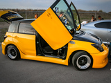 Lambo Doors on Yellow Scion xA