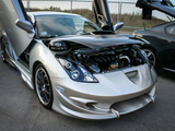 Silver Toyota Celica with Body Kit and Lambo Doors