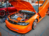 Orange Acura CL with Comptech Supercharger Kit on V6