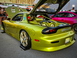 Green FD RX-7 Sponsored by The Glosser