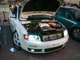 White B6 Audi S4 at Hot Import Nights in Chicago