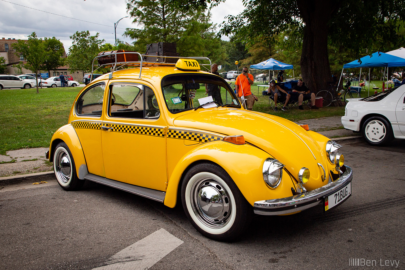 Yellow Taxi Volkswagen Beetle