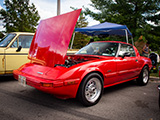 Red 1985 Mazda RX-7