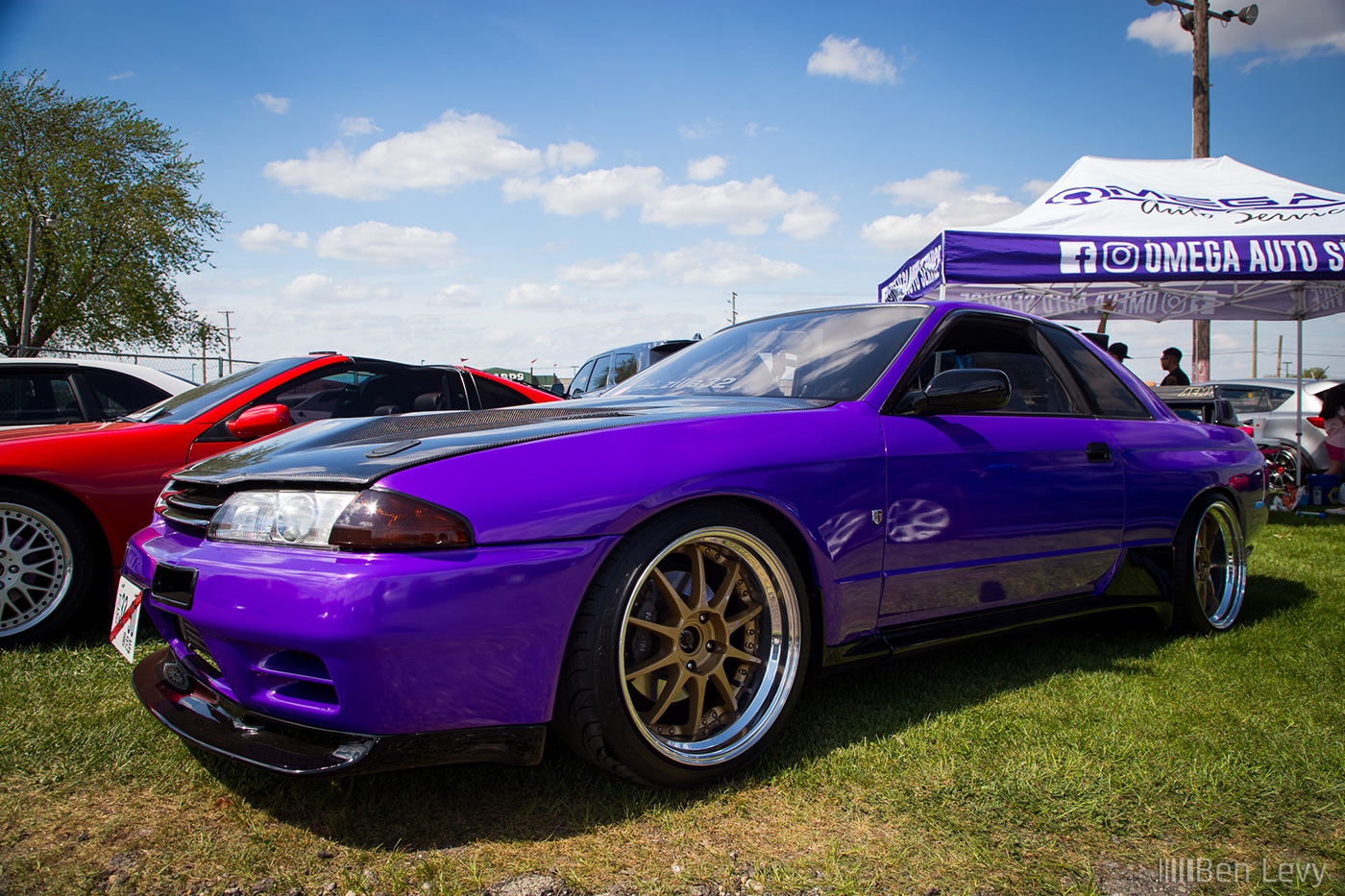 Purple R32 Skyline GT-R at Import Face Off