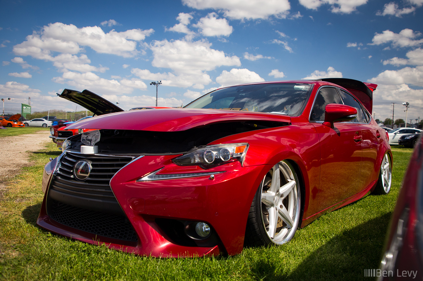Bagged Lexus IS 250 at IFO in Rockford
