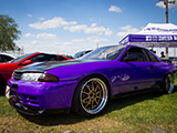 Purple R32 Skyline GT-R at Import Face Off