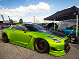 Widebody R35 Nissan GT-R at Import Face Off
