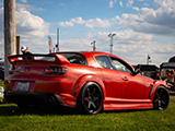Mazda RX-8 in car show at Rockford Speedway