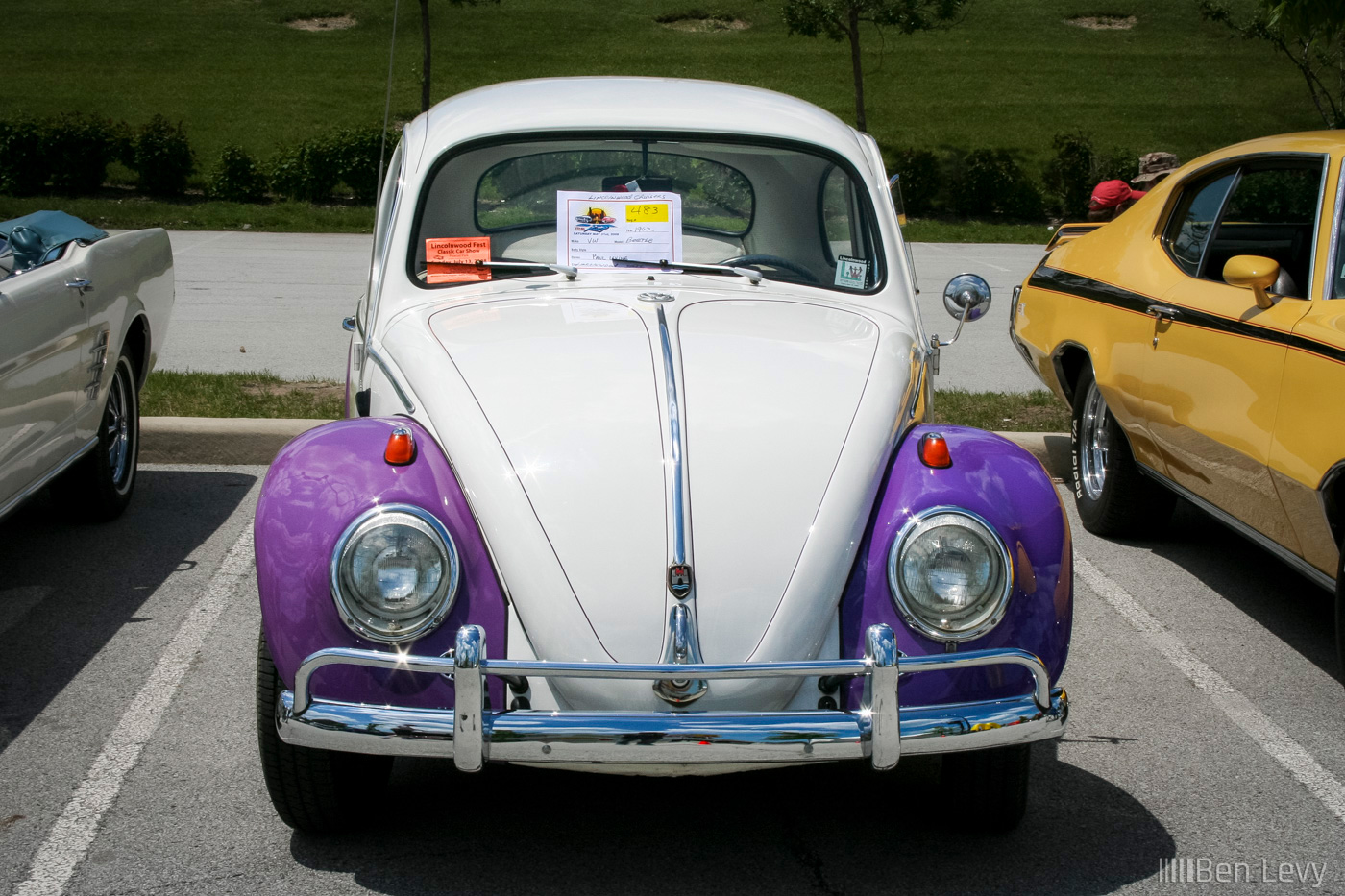 1962 Volkswagen Beetle with Purple Fenders