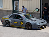 Grey Nissan 240SX with at Autobahn Country Club