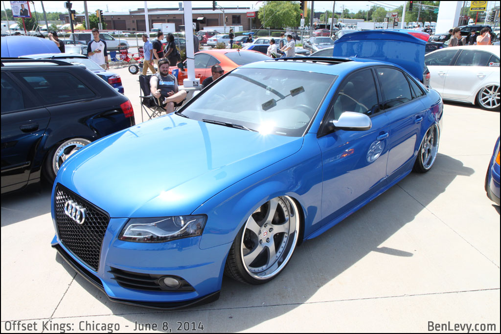 Blue Audi S4