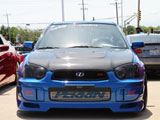 WRX STI with front-mount intercooler