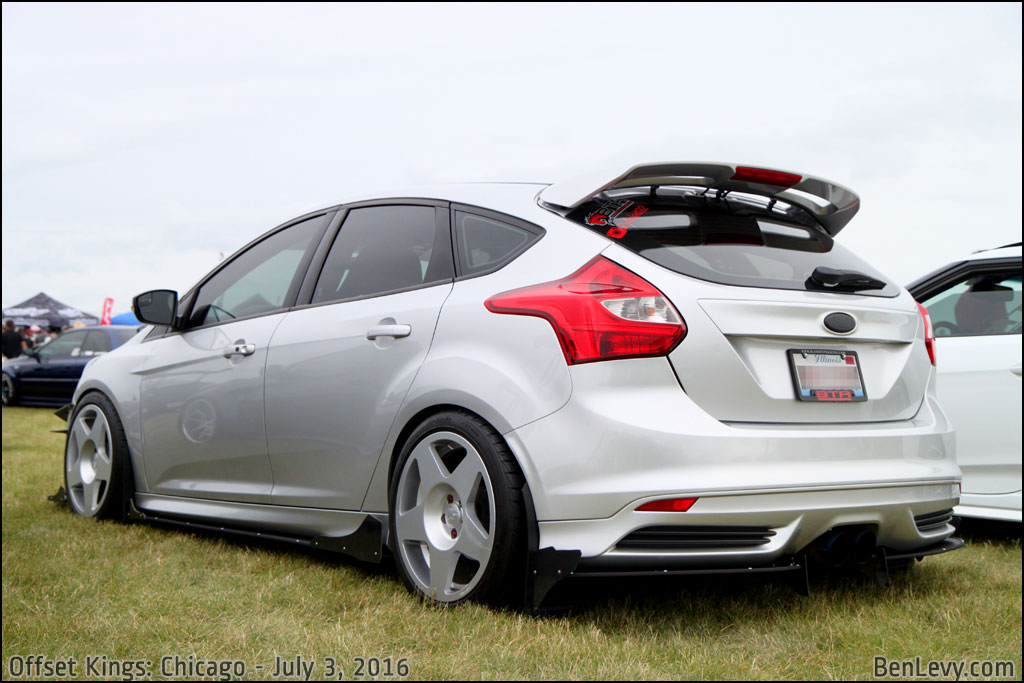Silver Ford Focus ST at Offset Kings