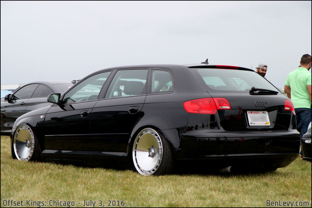 Lowered Black Audi A3