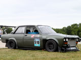 Green Datsun 510 at #GRIDLIFE Midwest