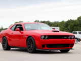Cherry Red Dodge Challenger Hellcat at Autobahn Country Club