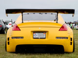 Big Ass Wing on Yellow Nissan 350Z