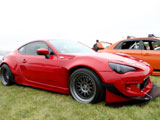 Red ZN6 FR-S with CCW wheels
