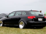 Lowered Black Audi A3