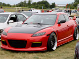 Red Mazda RX-8 at Offset Kings