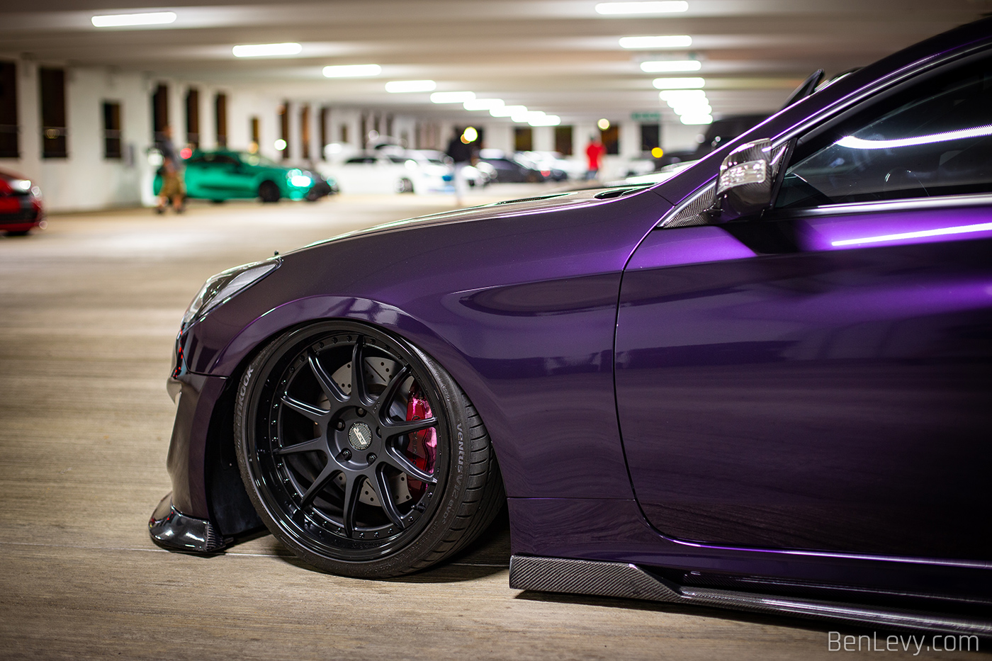 Purple Wrap on Hyundai Genesis Coupe