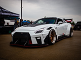 Widebody R35 GT-R at Parking Garage Pary in Elgin, IL