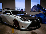 Lexus RC350 with Carbon Fiber Hood and Lip