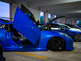 Bagged, Blue Nissan 370Z