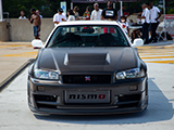 Rene's R34 GT-R with Dry Carbon Front