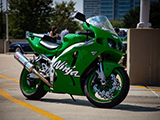 Green Kawasaki Ninja