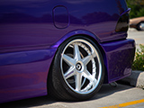 Racing Hart Type CR Wheel on Purple Previa