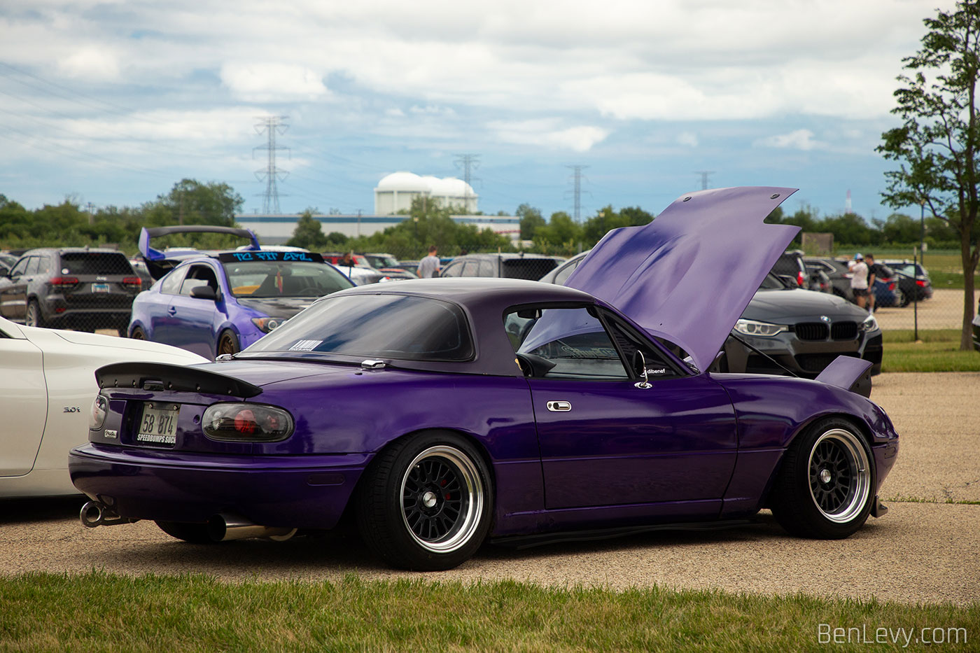 Purple Mazda Miata BenLevy