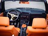 Pristine Interior in BMW E30 Cabrio